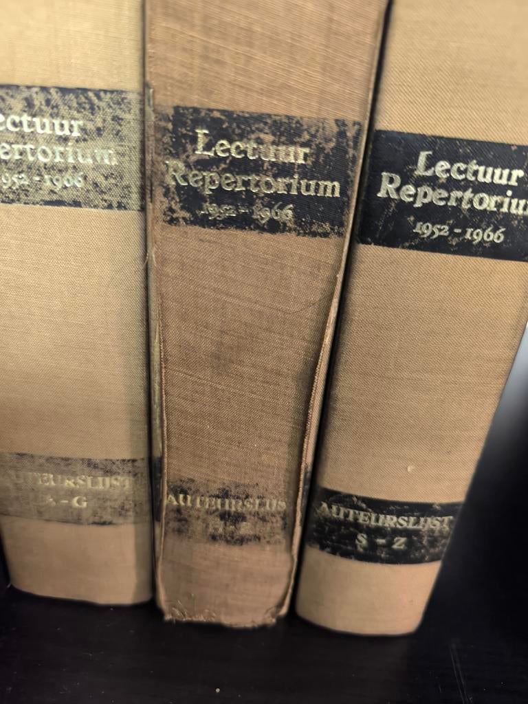 Lectuur Repertorium, Boeken, Ophalen of Verzenden
