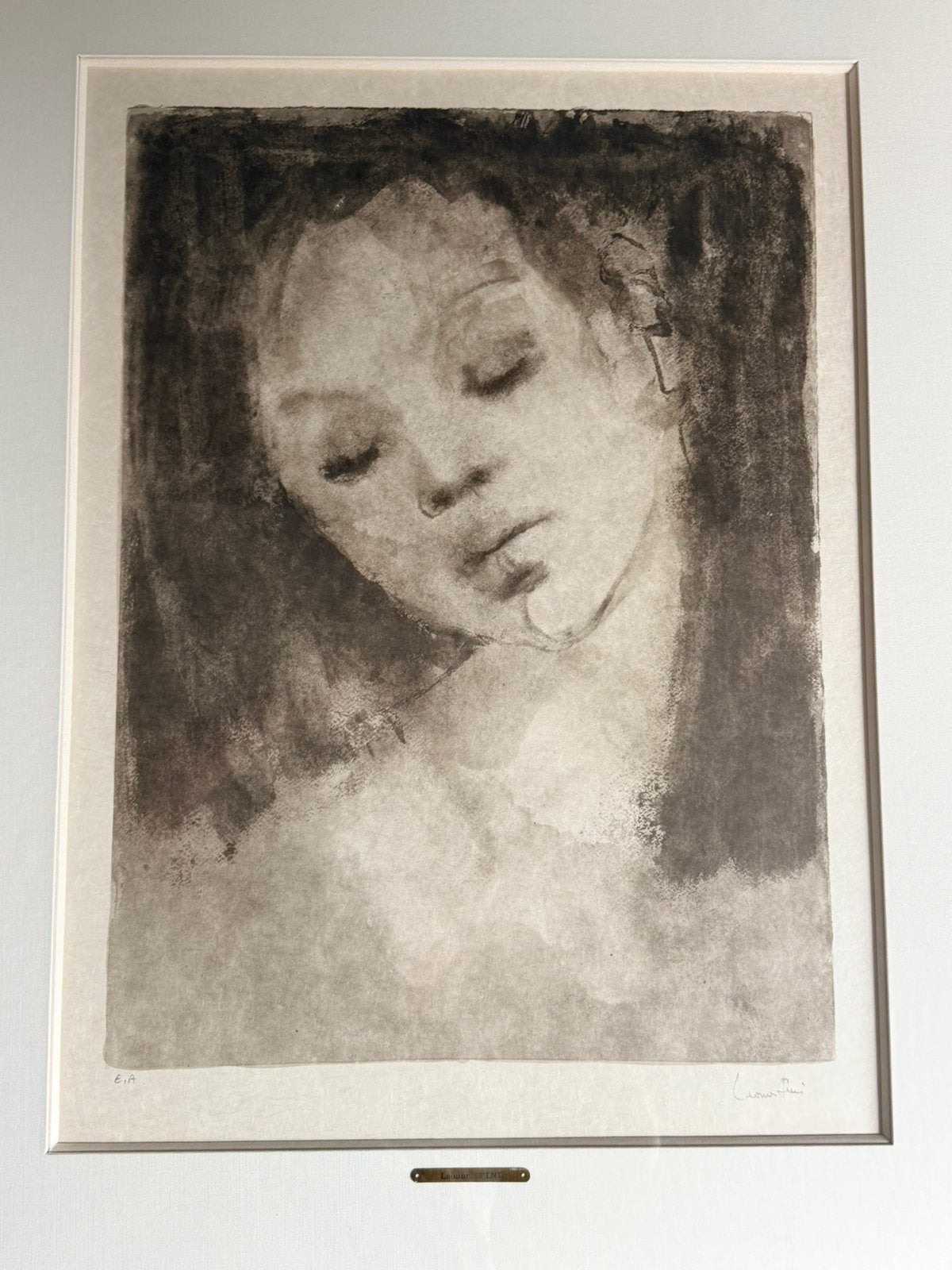 Originele gesigneerde gravure van Léonor Fini (1907–1996), Antiquités & Art, Art | Lithographies & Sérigraphies, Enlèvement