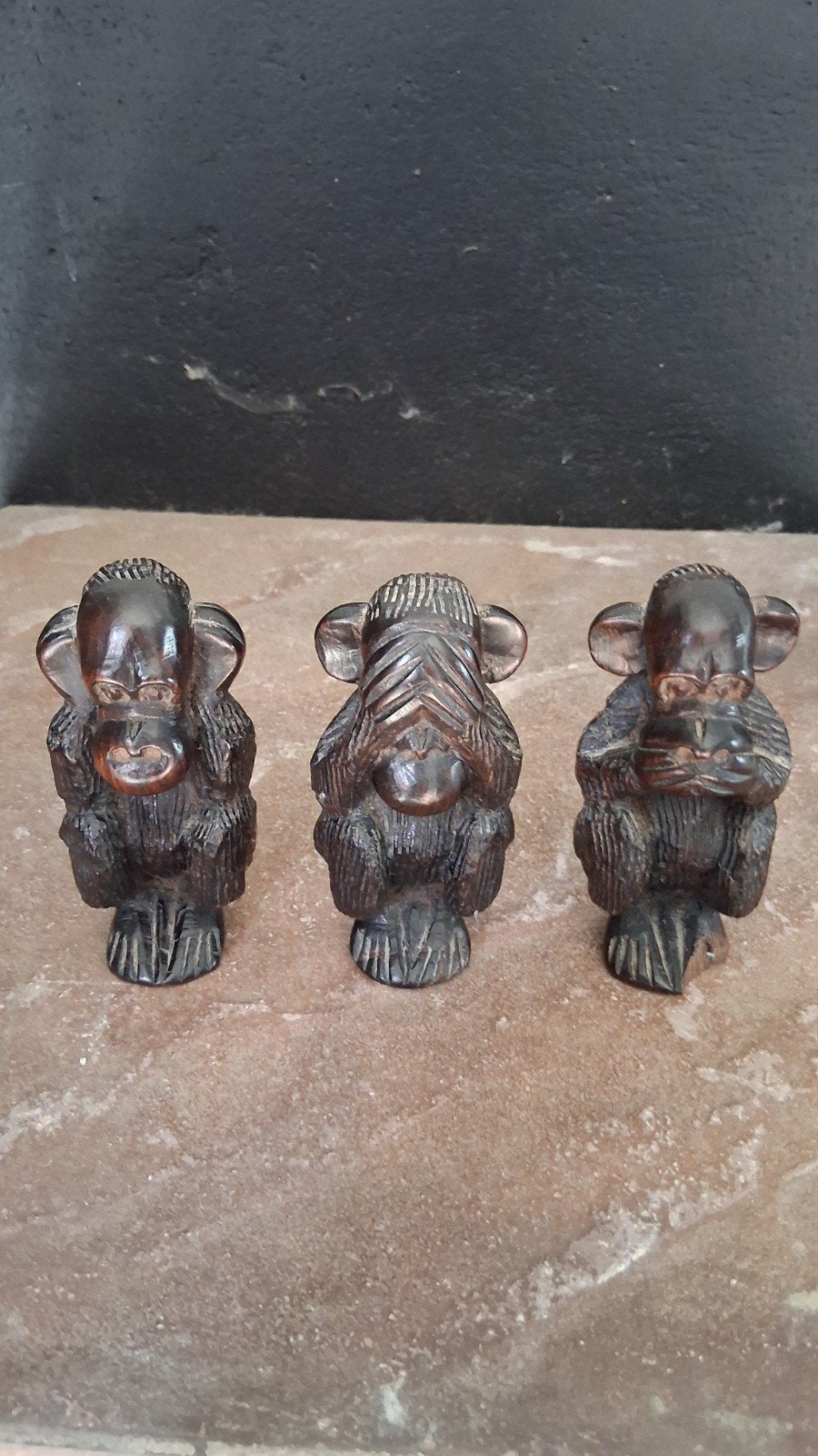 Massieve beeldjes horen, zien, zwijgen., Ophalen of Verzenden