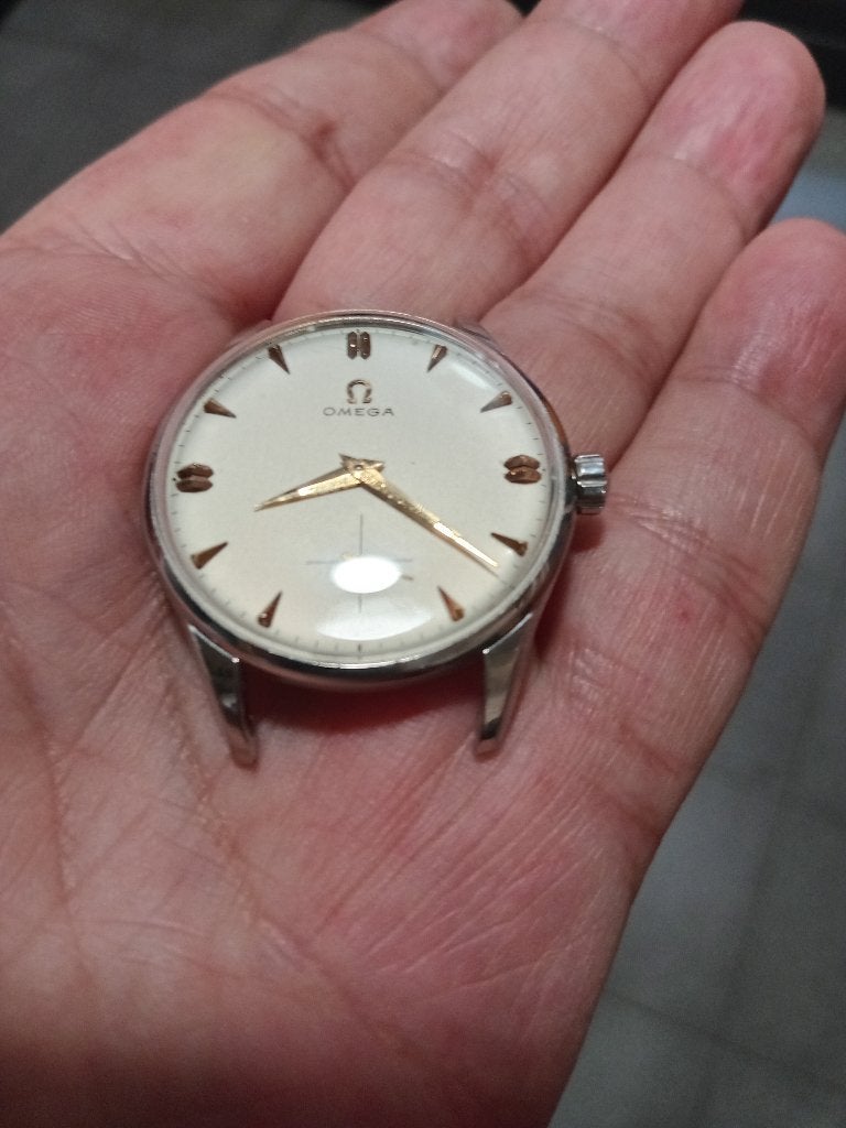 Omega, Bijoux, Sacs & Beauté, Montre-bracelet, Enlèvement ou Envoi, Cuir, Omega