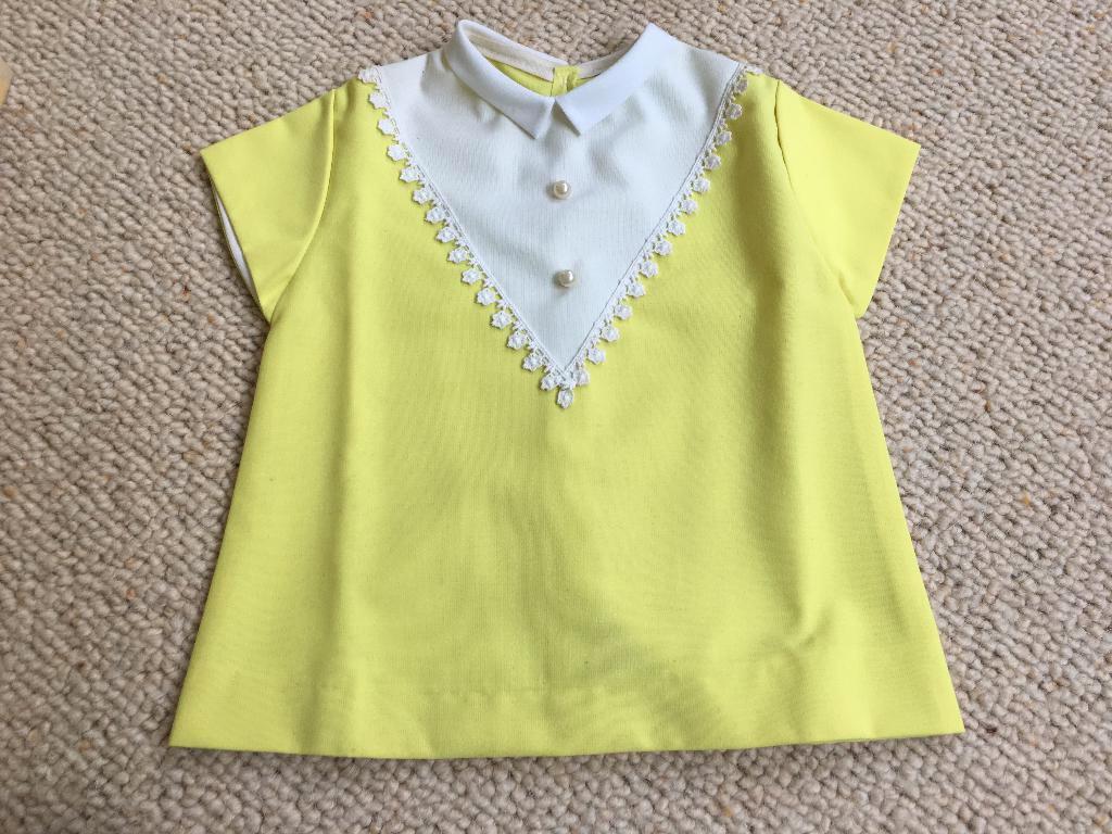 vintage baby jurk retro geel, Kleding | Dames, ANDERE, Geel, Ophalen of Verzenden, Zo goed als nieuw