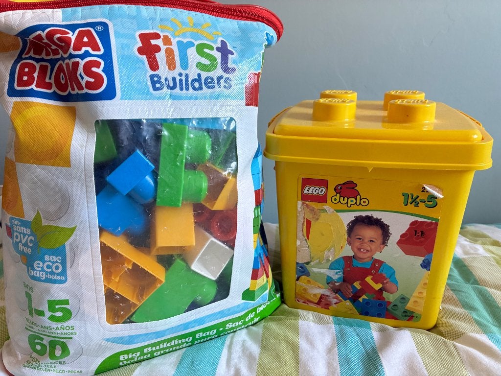 Lego duplo en mega bloks, Enfants & Bébés, Enlèvement, Utilisé, Complet, Duplo