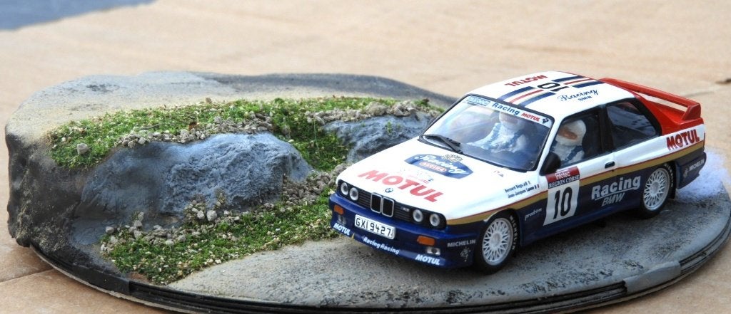 Diorama BMW M3 - BEGUIN/LENNE - 1st Tour de Corse 1987, Enlèvement, Utilisé, 1:35 à 1:50, Diorama