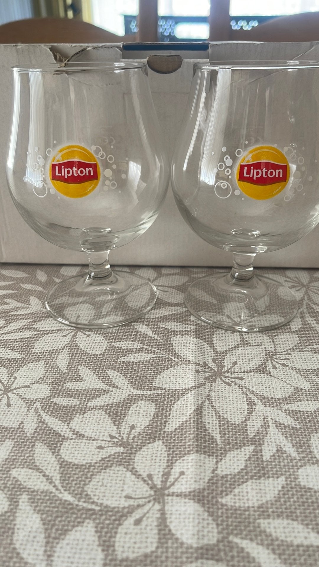 Glas lipton ice tea, Verzamelen, Ophalen, Zo goed als nieuw
