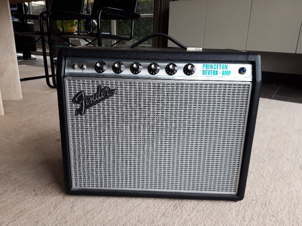 Fender princeton reverb, custom '68, Muziek en Instrumenten, Ophalen, Zo goed als nieuw, Gitaar, Minder dan 50 watt
