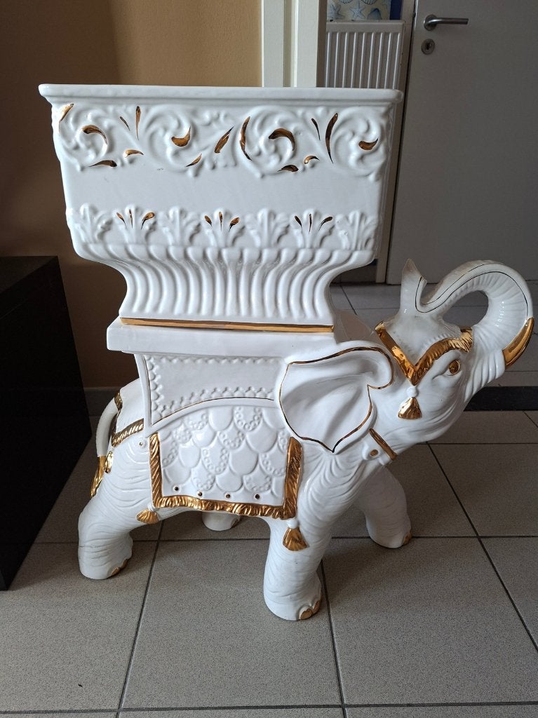 sier bloembak Olifant, Ophalen, Overige materialen, Gebruikt, Minder dan 60 cm
