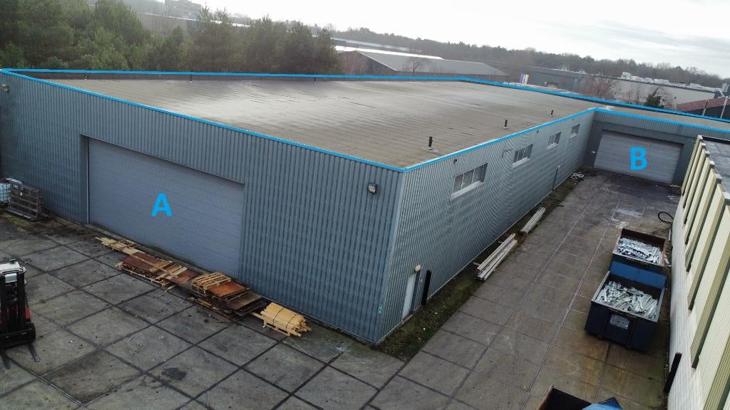Demontabel Bedrijfspand – 2035m2, Doe-het-zelf en Bouw, Ophalen, Gebruikt
