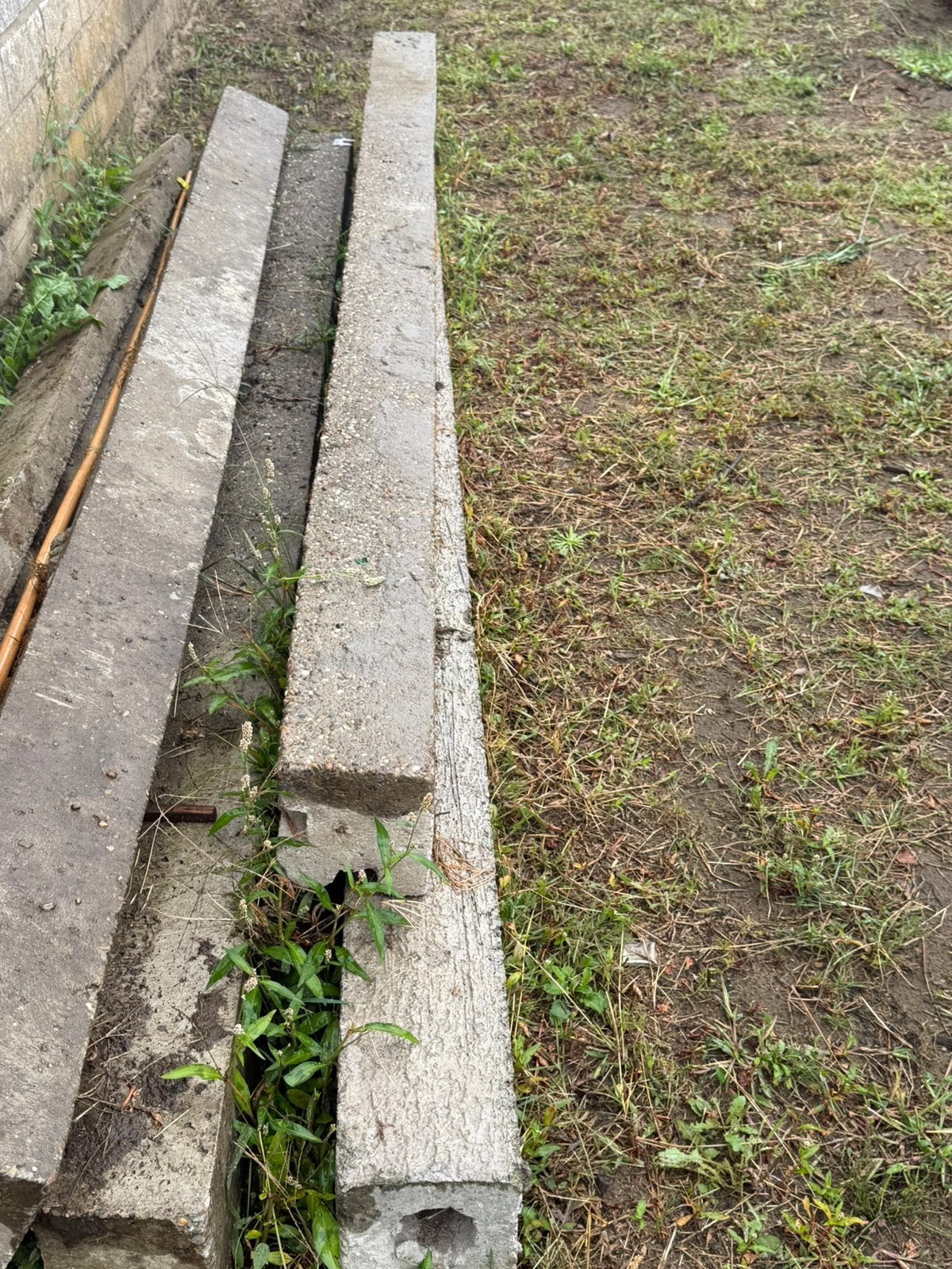 Betonnen Balken, Ophalen, Gebruikt, Palen, Hardhout