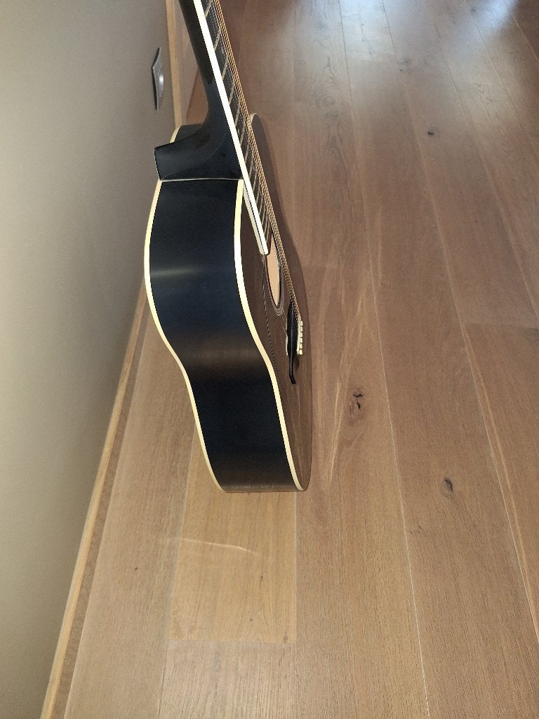 Linkshandige Akoestische gitaar, Muziek en Instrumenten, Snaarinstrumenten | Gitaren | Akoestisch, Ophalen, Gebruikt, Western- of Steelstringgitaar