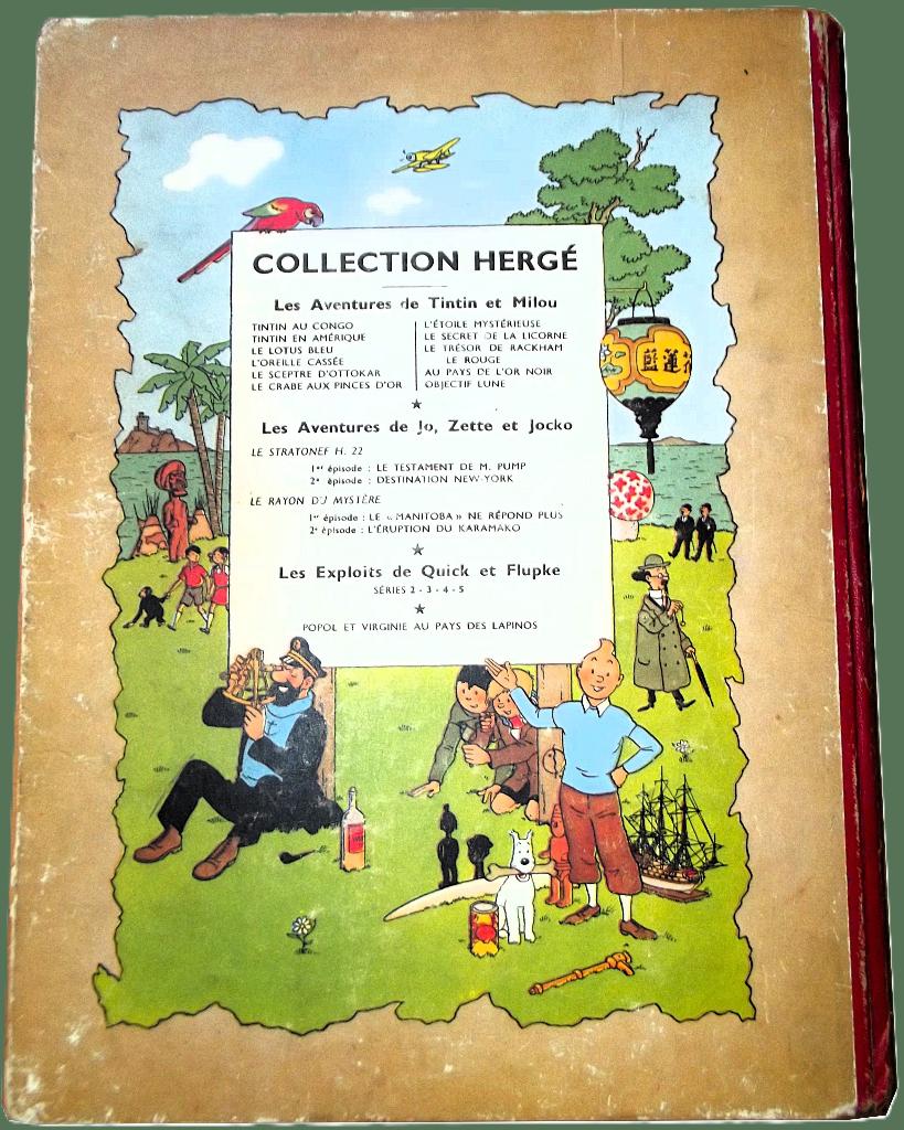 TINTIN / Objectif Lune / EO 1953, Eén stripboek, Ophalen of Verzenden, Gelezen, HERGE