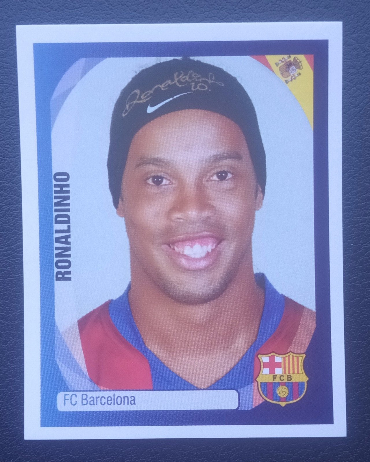 PANINI UEFA CHAMPIONS LEAGUE 2007-2008 # 55 RONALDINHO, Verzamelen, Sportartikelen en Voetbal, Ophalen of Verzenden
