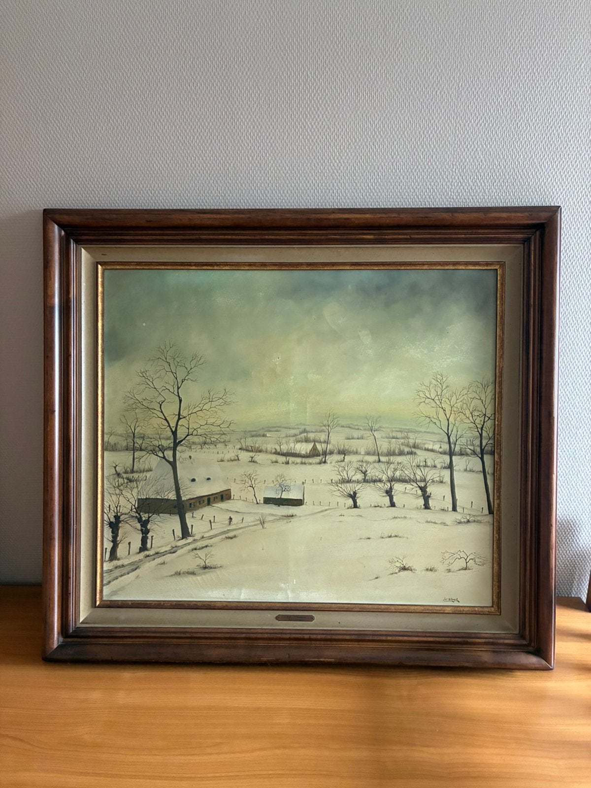 Een “WILLEQUET” schilderij, Antiek en Kunst, Doek, Ophalen of Verzenden, Klassiek, Handgeschilderd