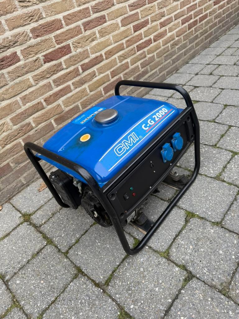 CMI C-G 2000watt generator, Bricolage & Construction, Générateurs, Comme neuf, Enlèvement