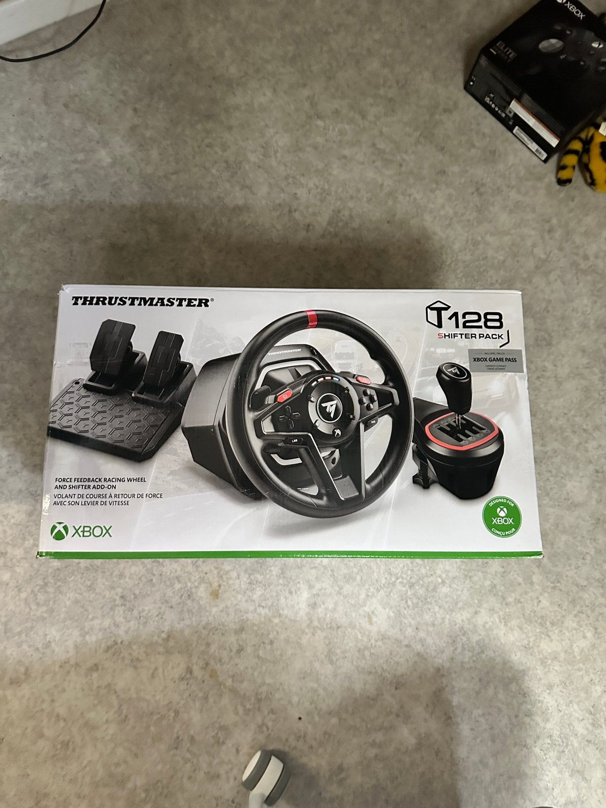 Xbox gaming stuur— trustmaster t128x shifter bundel, Games en Spelcomputers, Ophalen, Racestuur, RGB verlichting, Xbox