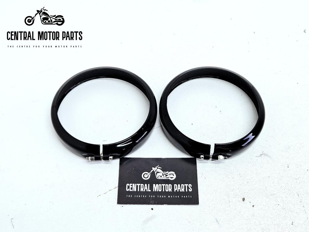 Passing light ringen glans zwart 4.5 inch, Motoren, Onderdelen | Harley-Davidson, Gebruikt, Ophalen of Verzenden