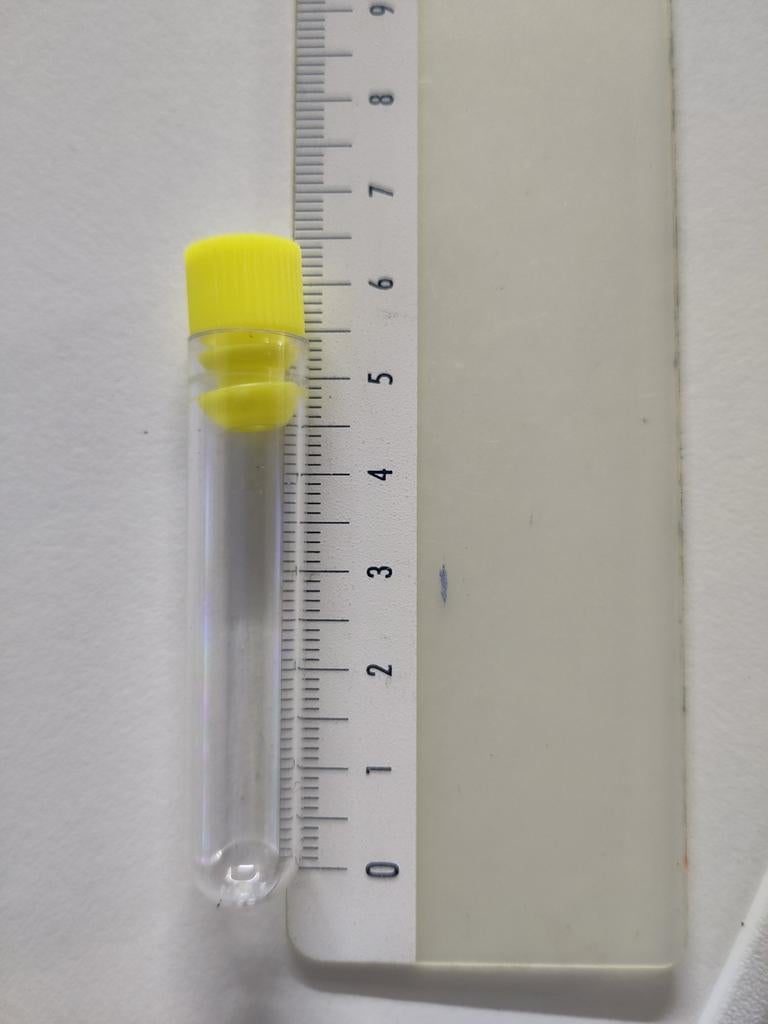 kleine proefbuisjes + dopjes (55x12 mm) – labo/hobby, Ophalen of Verzenden, Nieuw, Overige typen