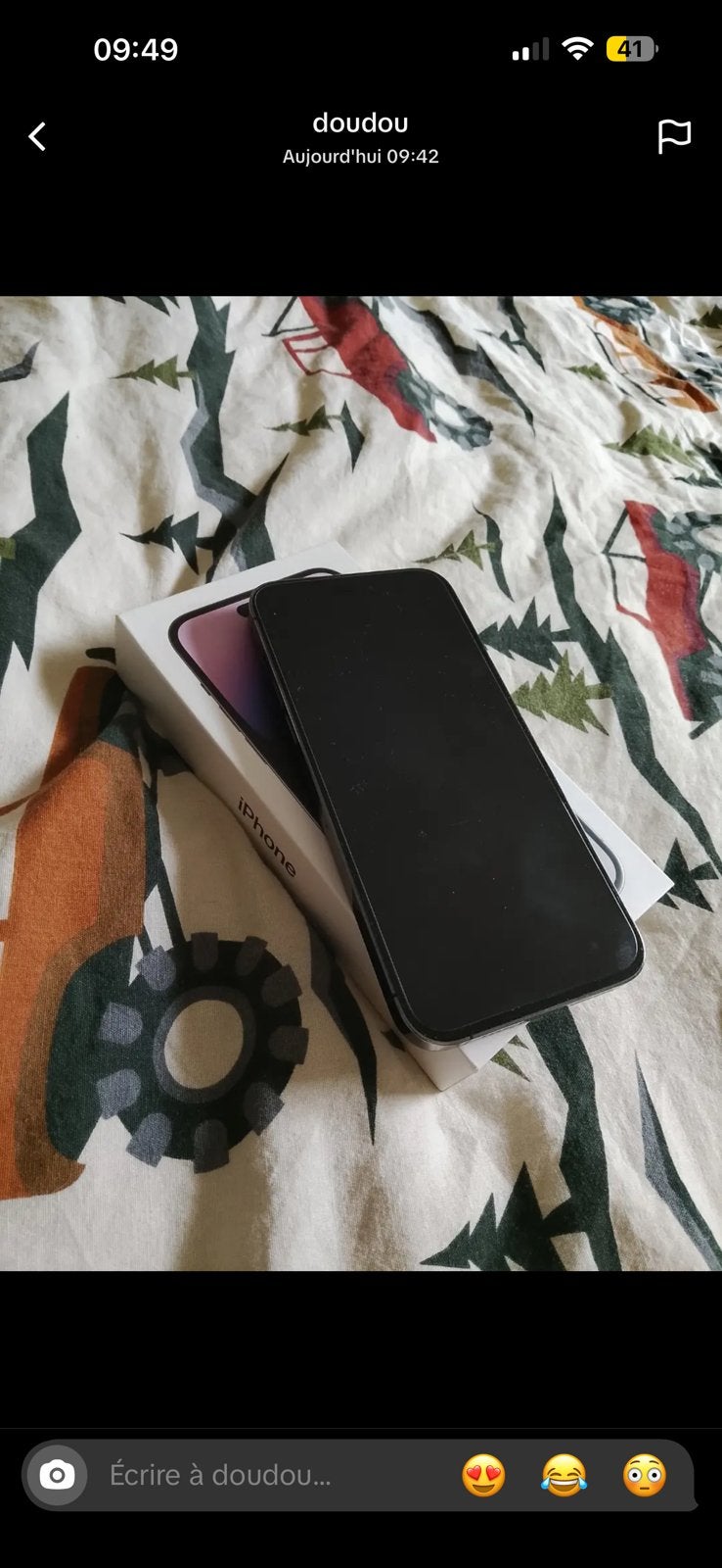 Iphone 14 pro max, Telecommunicatie, Mobiele telefoons | Apple iPhone, Ophalen, 128 GB, Paars, Zo goed als nieuw