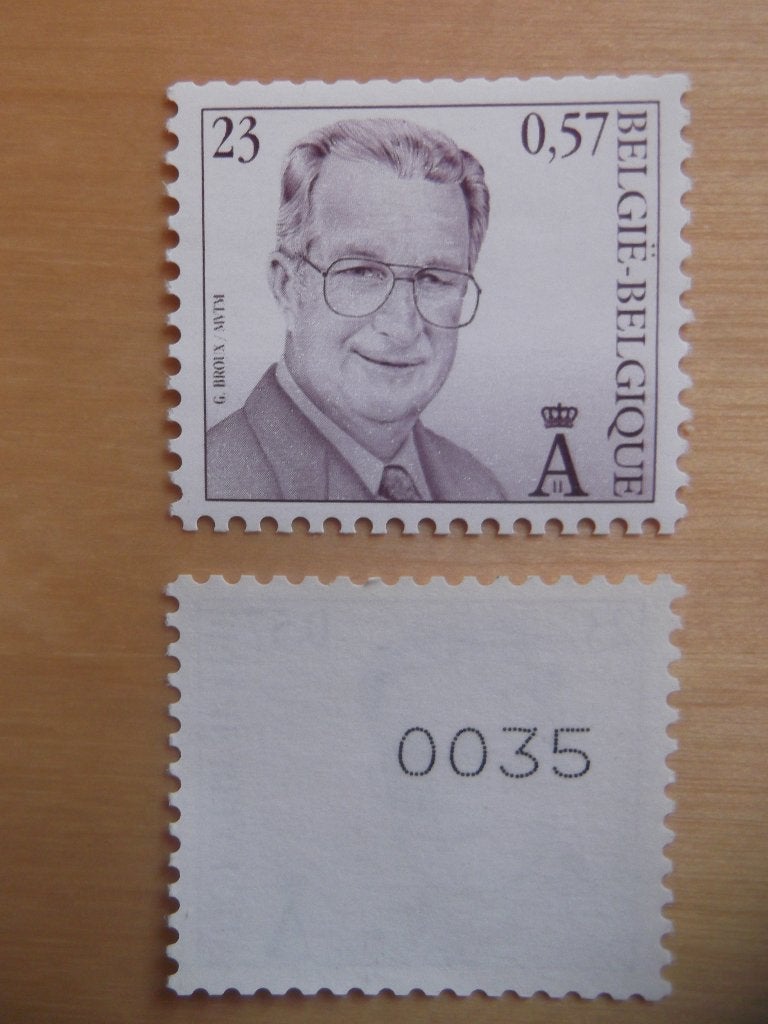 R101a (2933) Albert II MNH, Timbres & Monnaies, Timbres | Europe | Belgique, Enlèvement ou Envoi, Non oblitéré, Timbre-poste