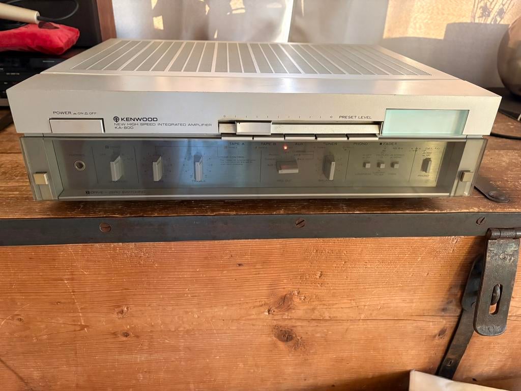 KENWOOD KA 800 VINTAGE VERSTERKERTOP! 1980 ONBERISPELIJK, Overige systemen, Zo goed als nieuw, Minder dan 60 watt, Ophalen