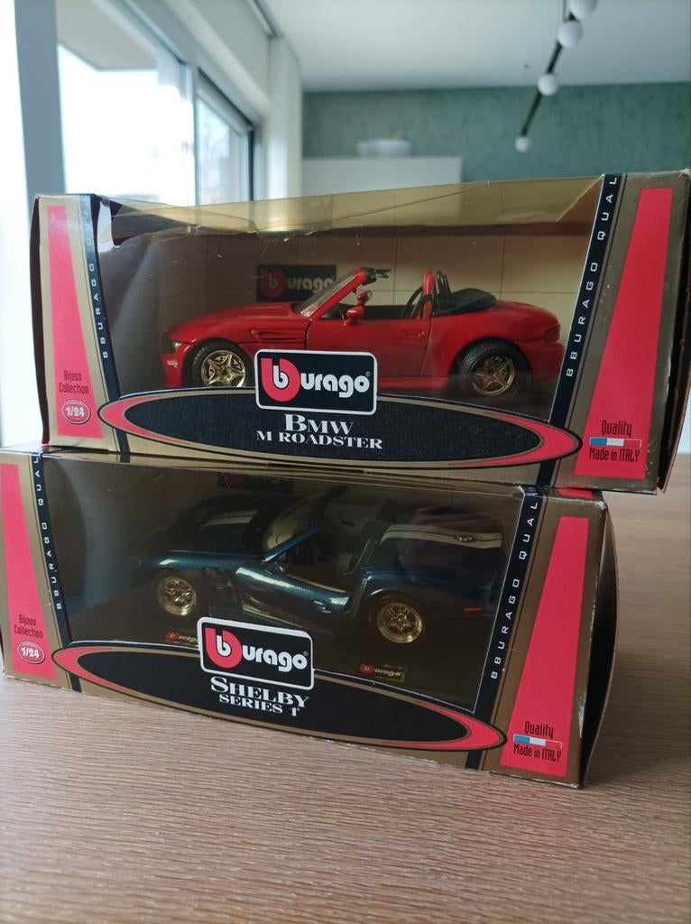 Bburago Shelby series 1 en BMW M Roadster, Enlèvement ou Envoi, Burago