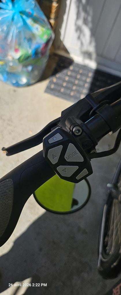 Elektrische fiets voor heren, Grijs