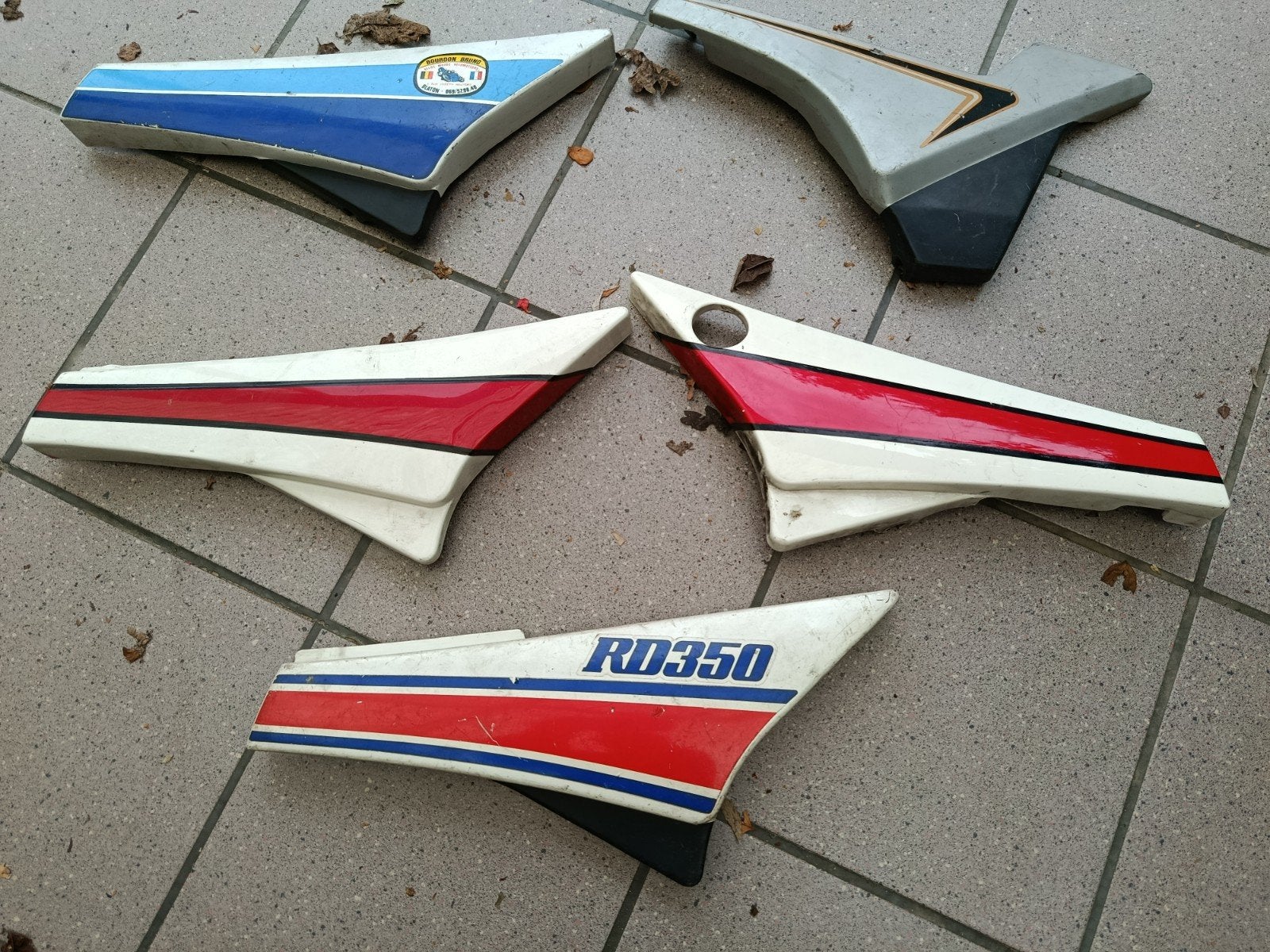 Yamaha rd350-250 lc zijcovers, Motoren, Ophalen of Verzenden