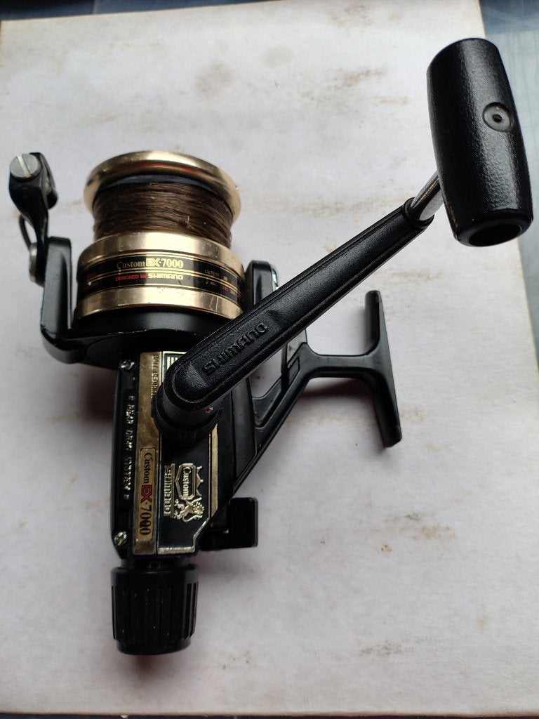 SHIMANO CUSTOM  EX 7000 - MADE IN JAPAN, Ophalen of Verzenden, Zo goed als nieuw, Molen