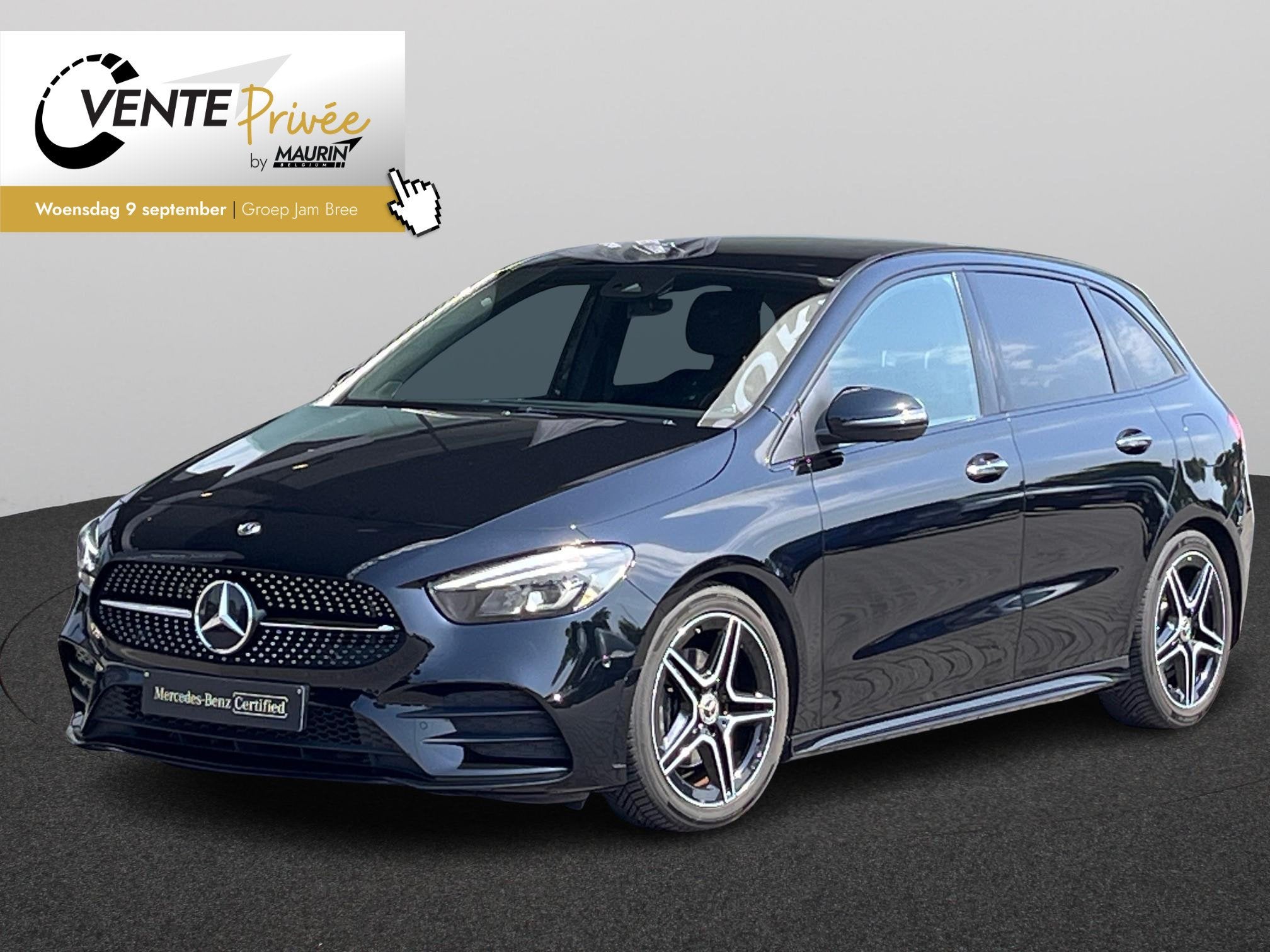Mercedes-Benz B-Klasse 180 d AMg pack (automatique), Euro 6, 1535 kg, 116 ch, Automatique