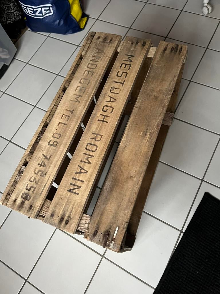 Fruitkist, Ophalen, Zo goed als nieuw