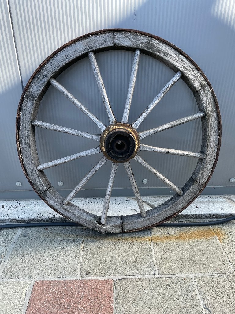 Oud Karrenwiel, Antiek en Kunst, Curiosa en Brocante, Ophalen