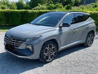 Hyundai Tucson plug-in hybride, Auto's, Automaat, Zwart, 5 zetels, Parkeersensor