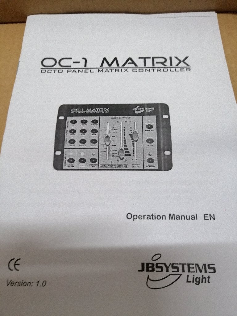 Controller OC-1 JB Systems, Ophalen, Nieuw, Licht