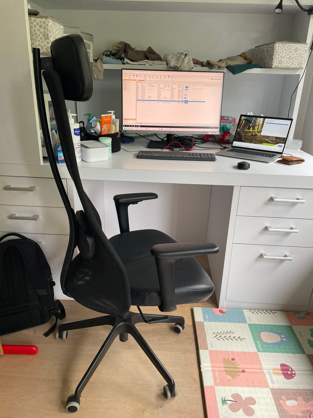 Ergonomische bureaustoel Ikea JÄRVFJÄLLET, Enlèvement, Comme neuf, Chaise de bureau