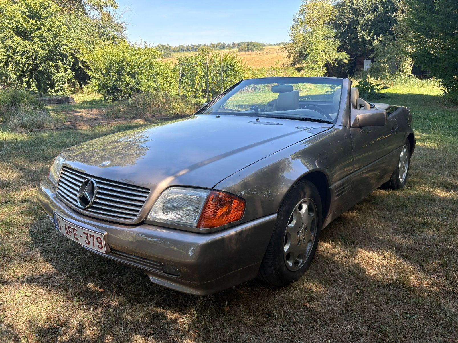 Mercedes cabrio 300 SL 24V avec hard-top, Autos, Cuir, Achat, Beige, Cabriolet