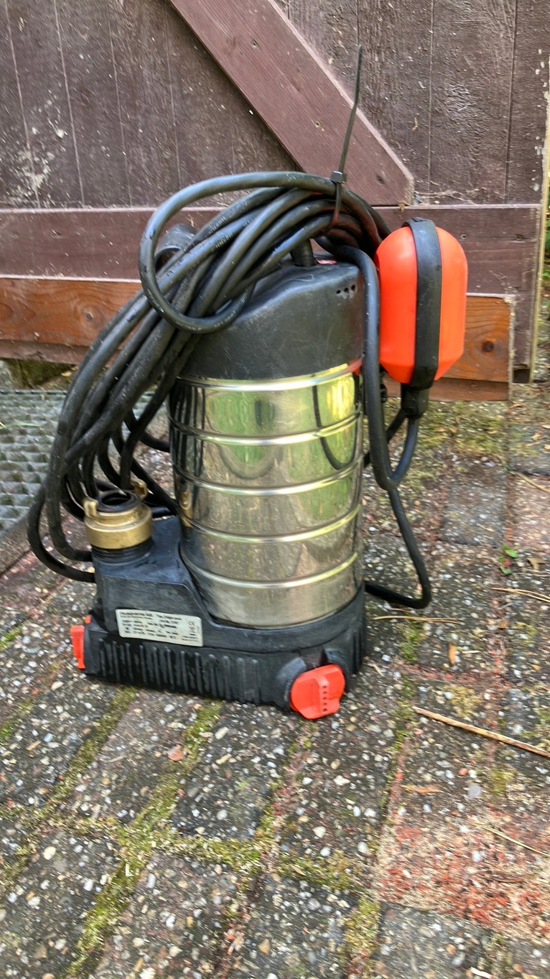 Gardena Premium 21000 inox dompelpomp + 19m Alfaflex slang, Ophalen, Zo goed als nieuw, Dompelpomp