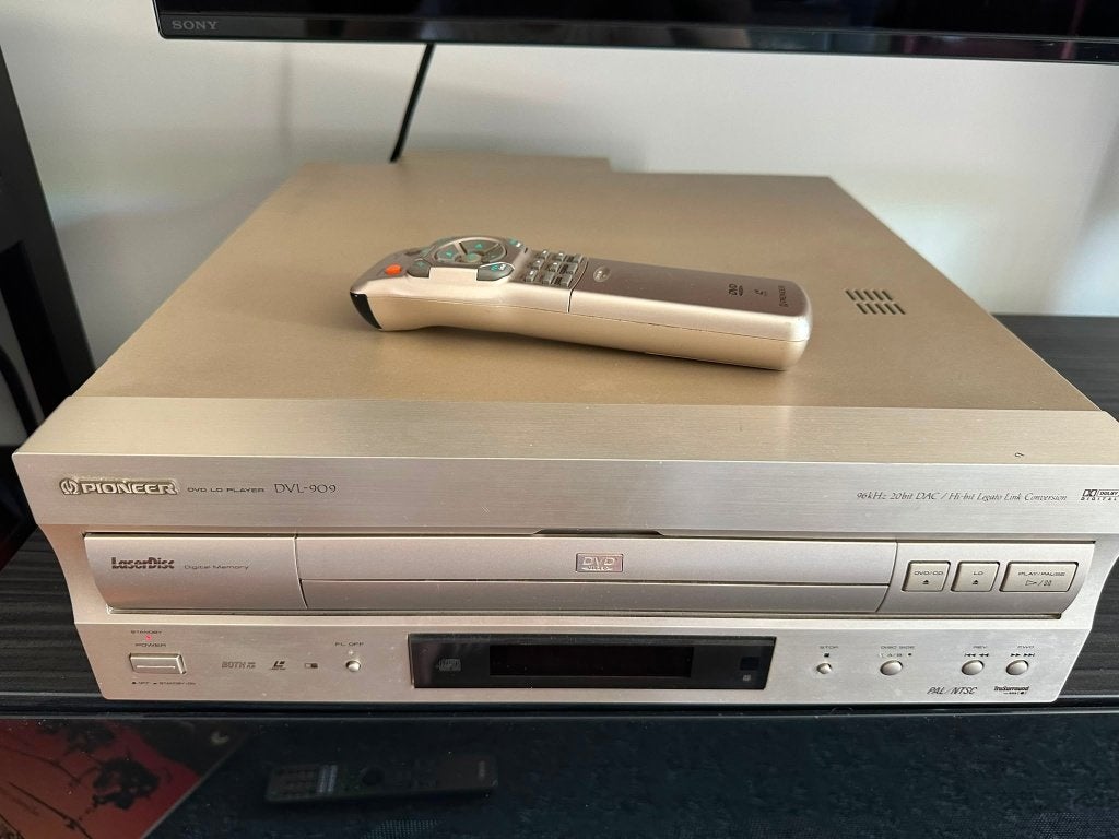 Pioneer DVL-909 LD/DVD Player - PAL/NTSC, Enlèvement ou Envoi, Reconditionné, Autres types