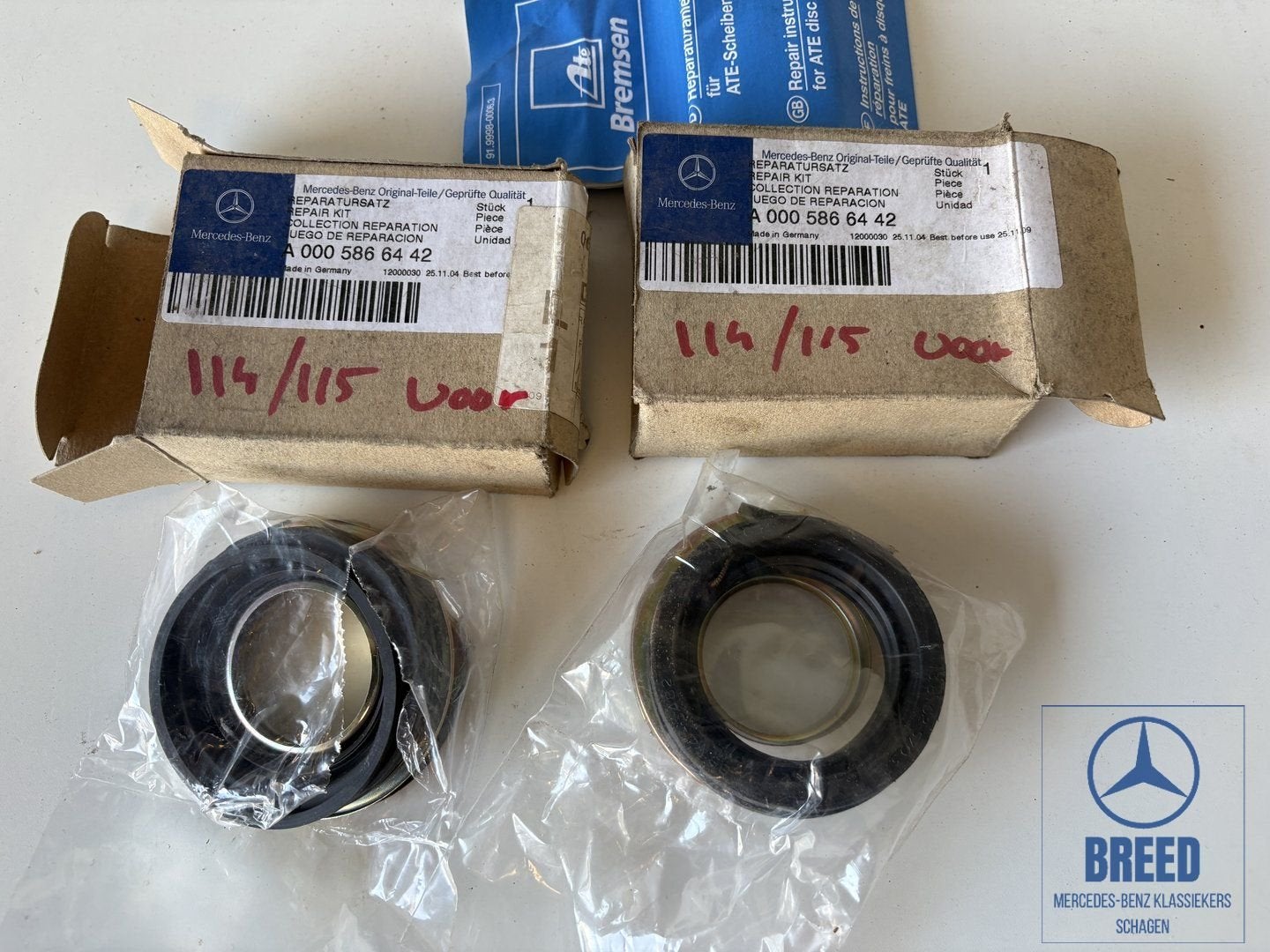 NOS revisieset remklauw voor Mercedes-Benz R107 W108 W111 W1, Autos : Pièces & Accessoires, Neuf, -, -, Enlèvement ou Envoi