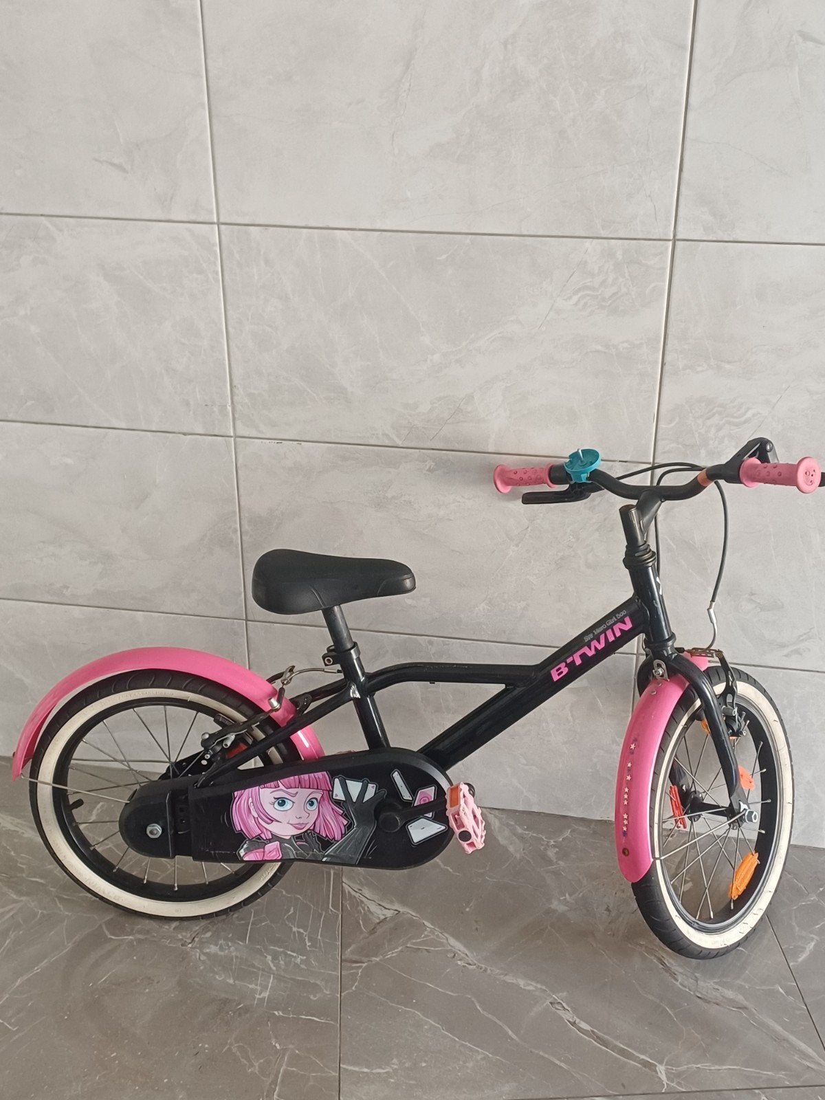 Kinder fiets voor meisjes, Ophalen