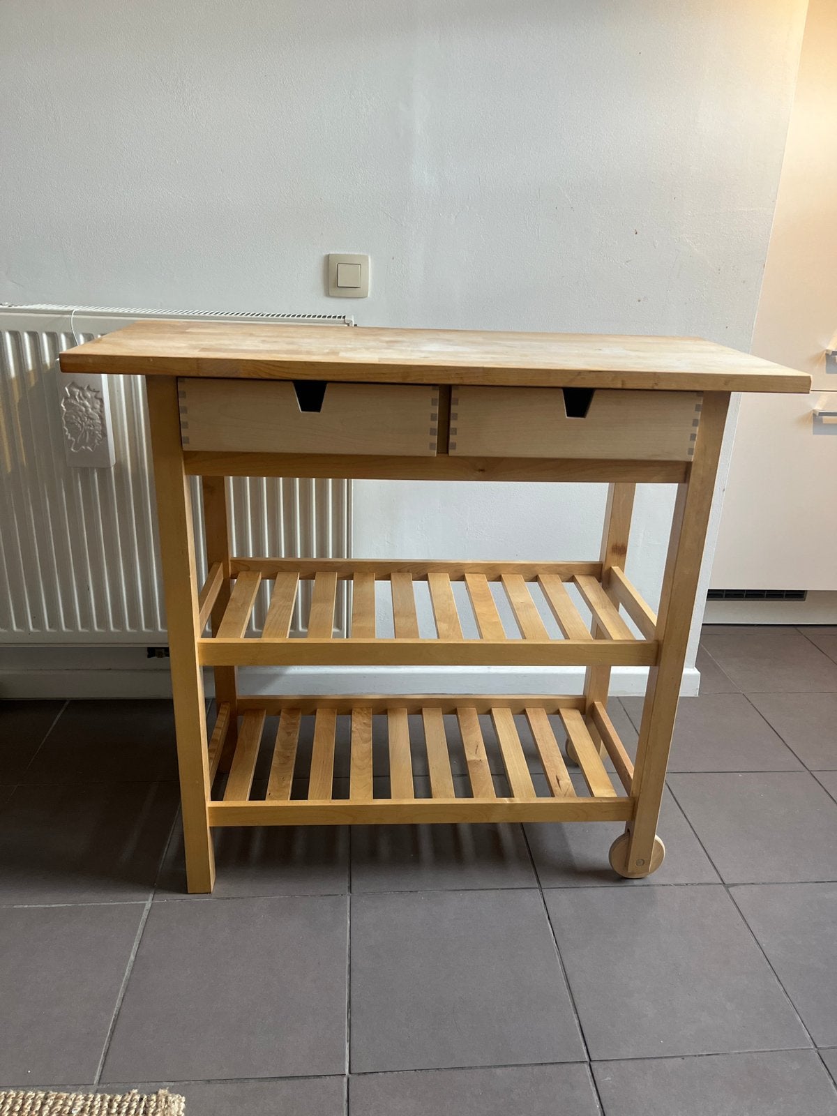 IKEA FÖRHÖJA keukentrolley, IKEA, Chariot de cuisine, Enlèvement, Bois