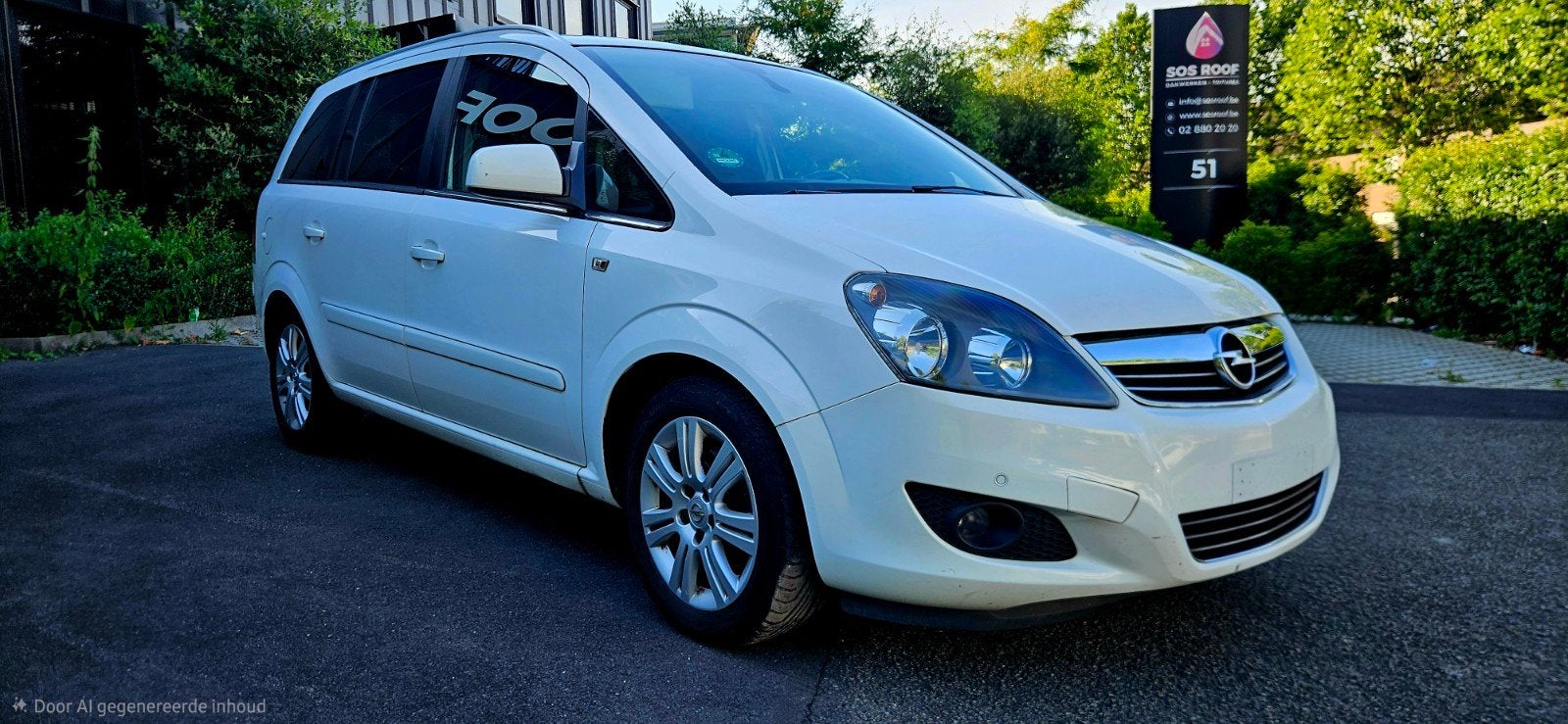 OPEL ZAFIRA // 1.6 BENZINE // 2011 // 116PK // 7 PLAATS, Auto's, Opel, Zafira, Particulier, Parkeersensor, Te koop