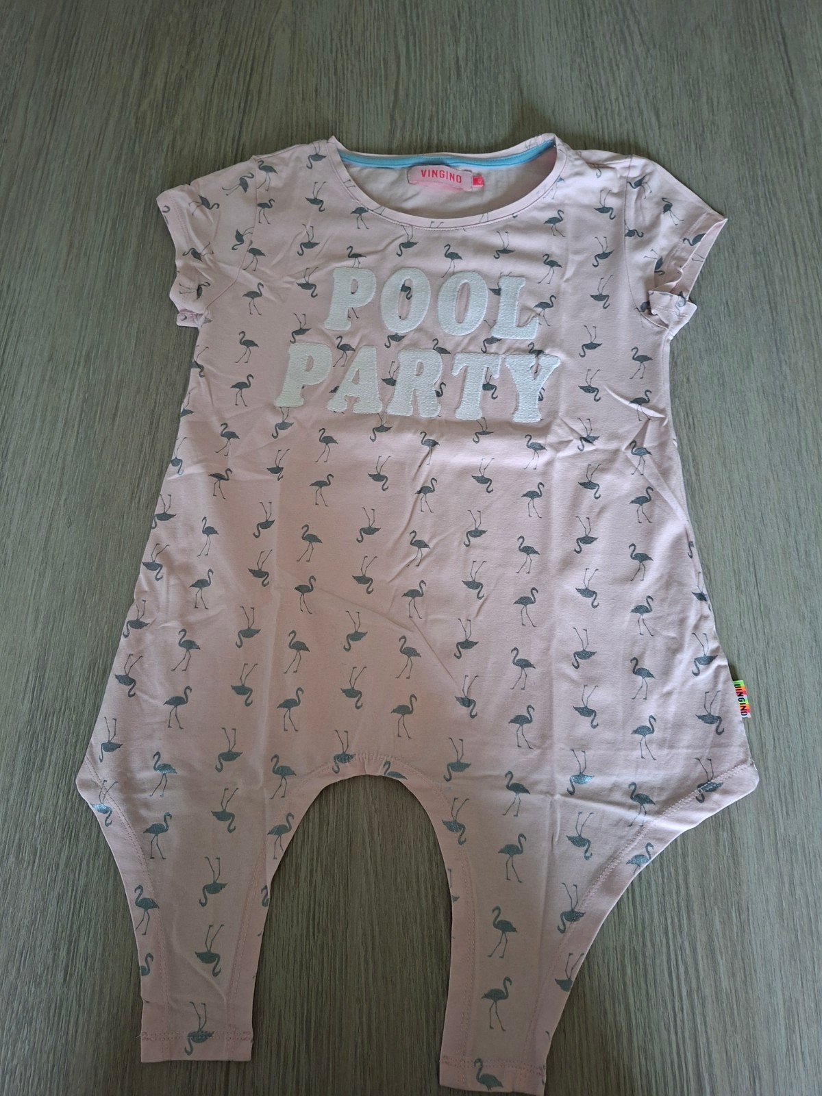 Licht roze T-shirt Vingino 152, Meisje, Ophalen of Verzenden, Zo goed als nieuw, Vingino