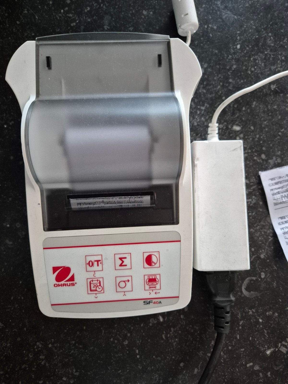 Ohaus SF40A labo printer, Ophalen of Verzenden, Zwart-en-wit printen, Thermo-printer, Printer