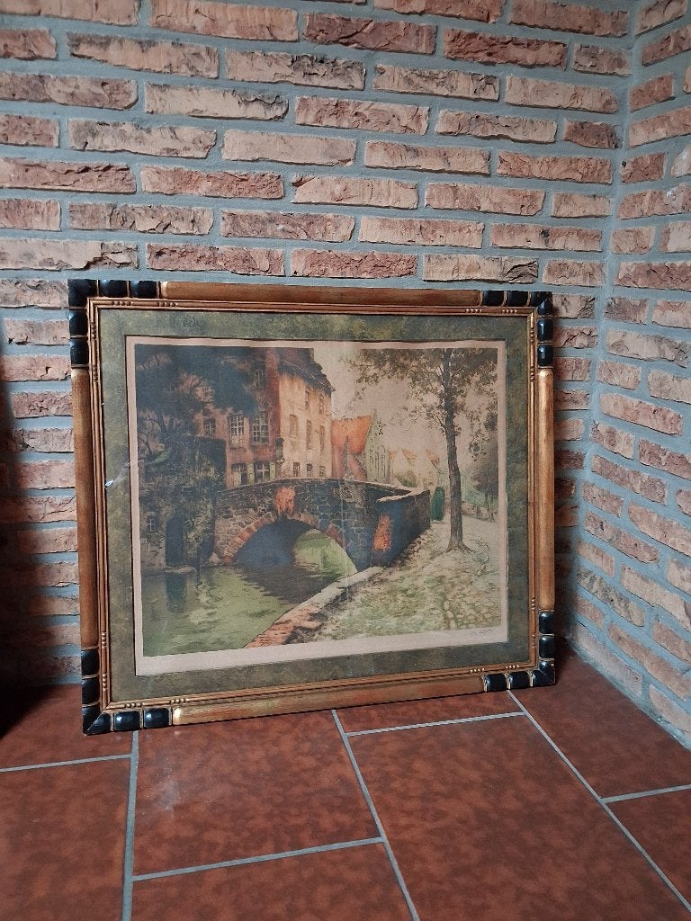 2 kleurenlitho's Vanneste, Ophalen