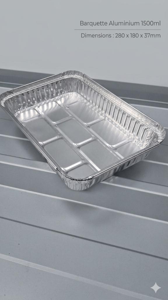 Lot de 200 Barquettes Aluminium Professionnelles, Enlèvement ou Envoi