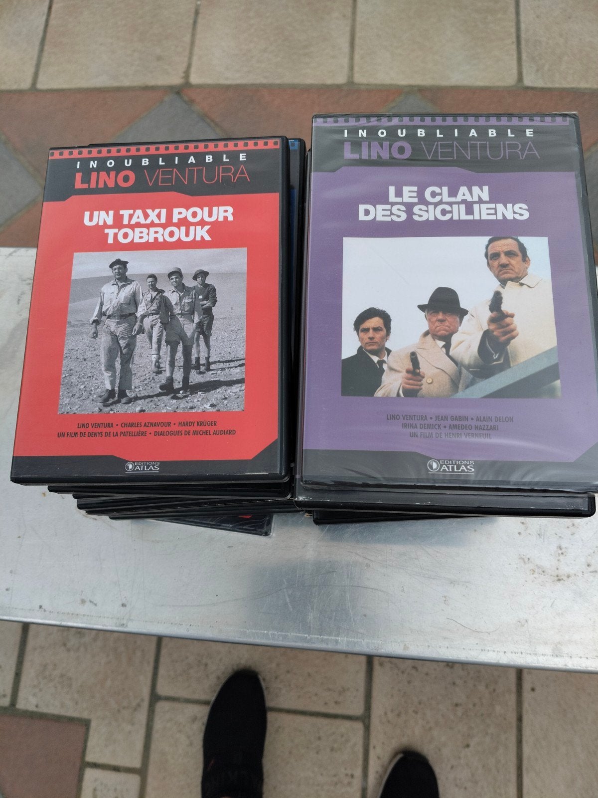 DVD 12 de Bourvil et 24 de Lino Ventura, Enlèvement, Comme neuf, Avec pochettes