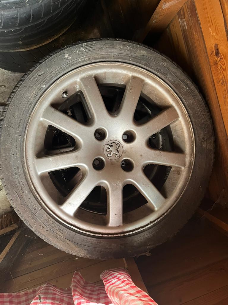 peugeot 206 velgen 16 inch spotprijs 100€, Ophalen, 16 inch, Band(en)