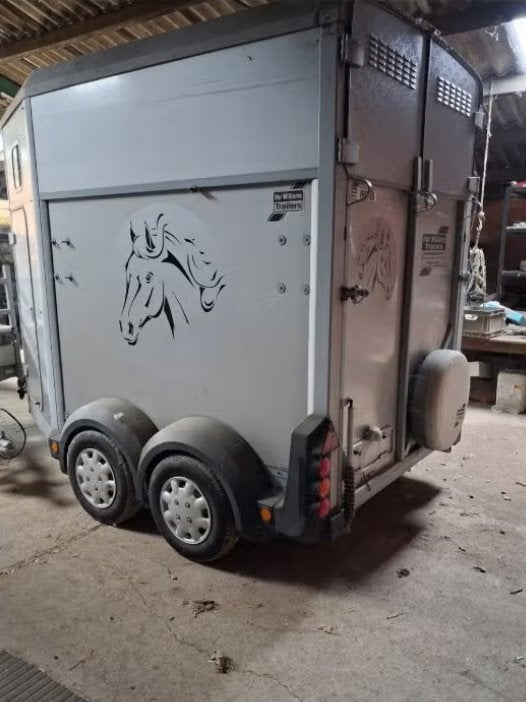 PAARDENTRAILER, Ophalen, Gebruikt, 2-paards trailer
