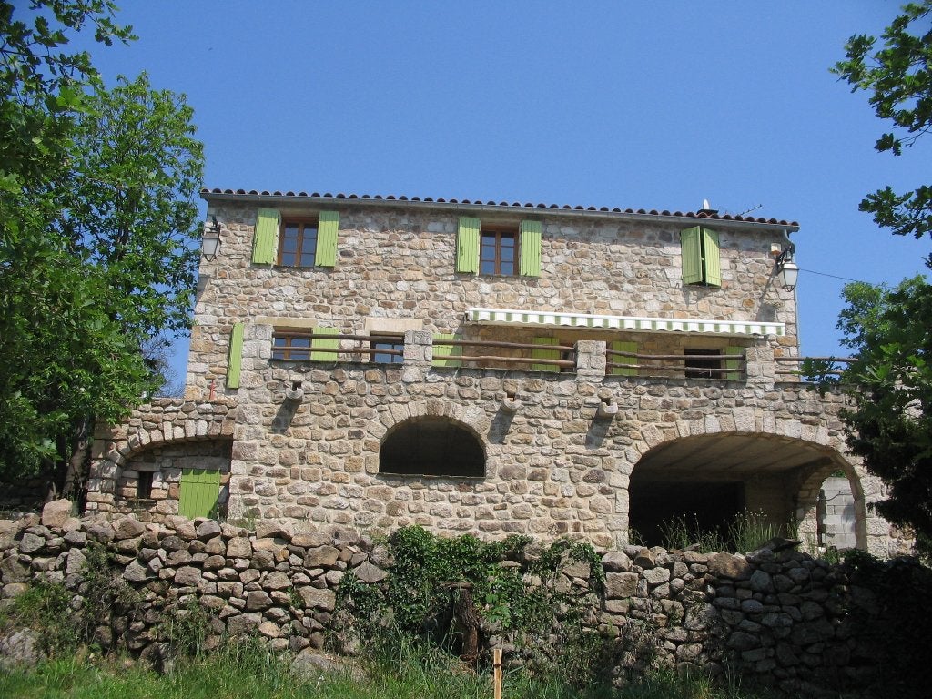 Gîte 4*, avec piscine privative et boulodrome,  Ardèche., Propriétaire, Ardèche ou Auvergne, Maison de campagne ou Villa, Campagne