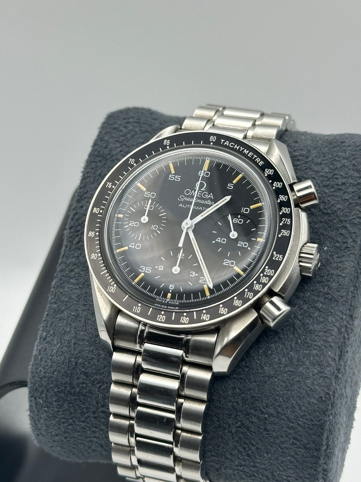 Omega Speedmaster Automatic - boîte et papiers, Montre-bracelet, Enlèvement, Omega, Acier