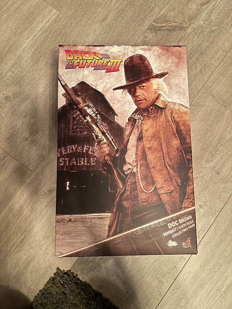 Hot Toys Back To The Future 3 Doc Brown MMS617 NEW Sideshow, Ophalen of Verzenden, Nieuw